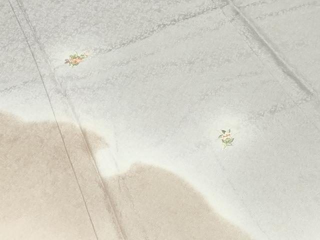 平和屋着物●訪問着　刺繍　雪輪重ね花文　暈し染め　金糸　正絹　逸品　CABA9703gh