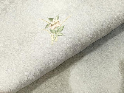 平和屋着物●訪問着　刺繍　雪輪重ね花文　暈し染め　金糸　正絹　逸品　CABA9703gh