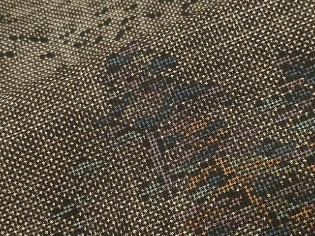 平和屋着物●本場大島紬　7マルキ　草木文　正絹　逸品　未使用　CABA9714gh 平和屋着物○本場大島紬 7マルキ 草木文 正絹 逸品 未使用 CABA9714gh