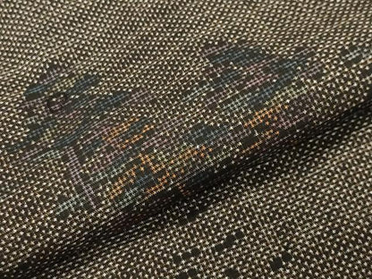 平和屋着物●本場大島紬 7マルキ 草木文 正絹 逸品 未使用 CABA9714gh