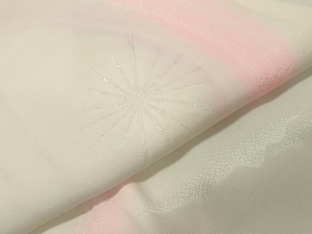 平和屋着物●フランソワーズ・モレシャン　振袖用長襦袢　無双仕立て　飛鳥地紋　暈し染め　正絹　逸品　CABA9723gh 平和屋着物○フランソワーズ・モレシャン 振袖用長襦袢 無双仕立て