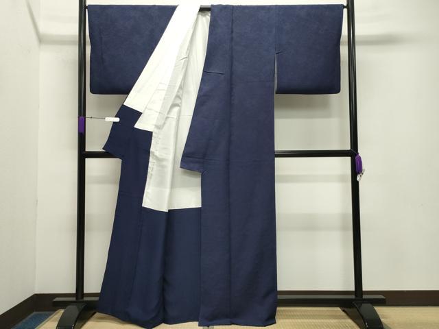 平和屋着物○藍造り国選定無形文化財 藍師・佐藤昭人