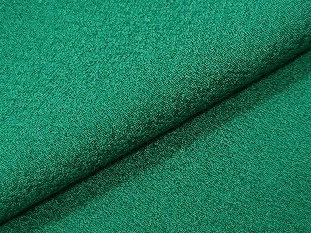 平和屋着物○本草木染作家 瑞寶 色無地 常磐色 鈴乃屋扱い 正絹