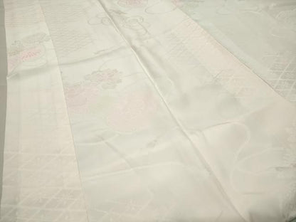 平和屋着物●振袖用長襦袢　袷　鼓花地紋　暈し染め　正絹　逸品　未使用　CABA9739gh
