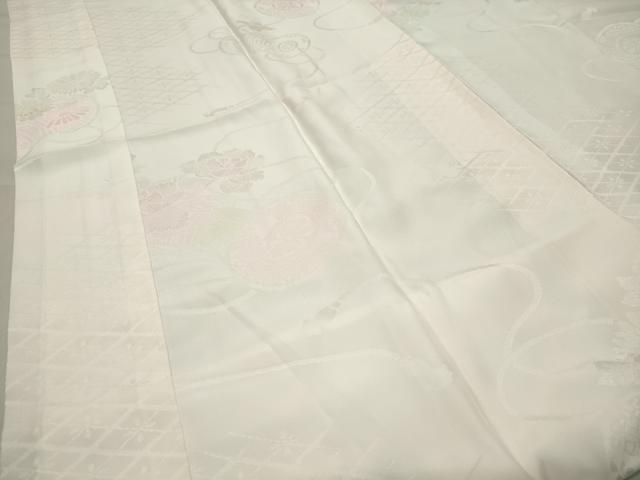 平和屋着物●振袖用長襦袢　袷　鼓花地紋　暈し染め　正絹　逸品　未使用　CABA9739gh