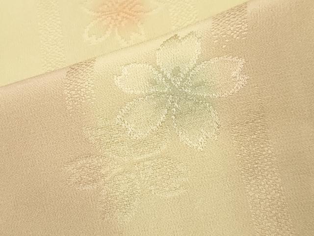 平和屋着物○長襦袢 無双仕立て 作家物 舞桜文 暈し染め 半