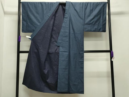 平和屋着物●男性　紬　アンサンブル　100亀甲　総詰め　正絹　逸品　CABA9763gh