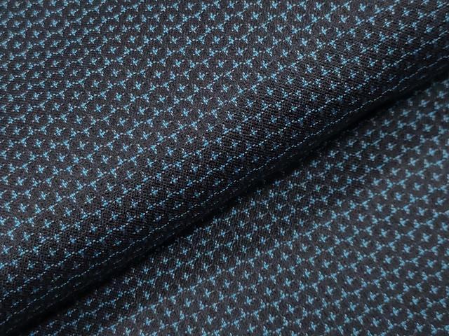 平和屋着物●男性　紬　アンサンブル　100亀甲　総詰め　正絹　逸品　CABA9763gh