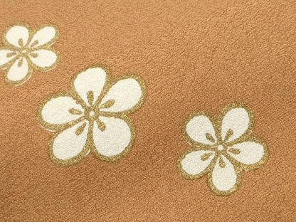 平和屋着物●ファッションデザイナー 花井幸子　訪問着　絞り　雪輪梅笹文　金彩　正絹　逸品　CABA9794gh