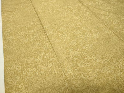 平和屋着物●上質な紬　鳳凰花唐草文　正絹　逸品　CABA9795gh
