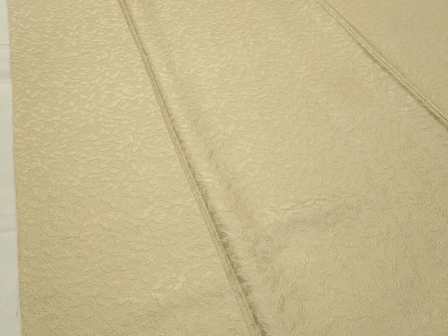 平和屋着物●上質な色無地 舞葉地紋 南天染 木蘭色 正絹 逸品 CABA9799gh