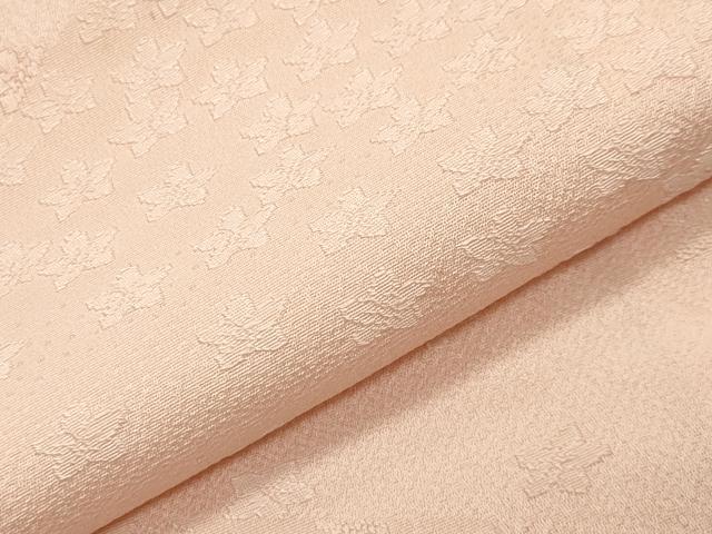 平和屋着物●上質な色無地 切嵌花地紋 人色 大丸扱い 正絹 逸品 CABA9800gh
