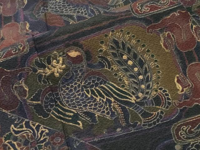 平和屋着物○前田仁仙 仁仙更紗 訪問着 更紗鳳凰花文