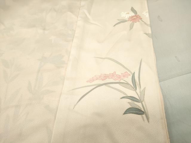 平和屋着物○訪問着 草花文 暈し染め 上代25万 仮絵