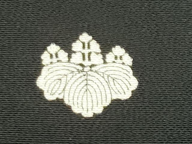 平和屋着物●豪華黒留袖　尾長鳥草花文　暈し染め　金彩　正絹　逸品　CABA9839gh