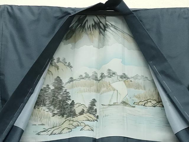 平和屋着物●男性　本場大島紬　アンサンブル　80亀甲　総詰め　正絹　逸品　未使用　CABA9844gh 平和屋着物○男性 本場大島紬 アンサンブル 80亀甲 総詰め 正絹 逸品