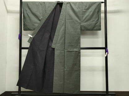 平和屋着物●男性 本場大島紬 アンサンブル 亀甲柄 正絹 逸品 CABA9846gh