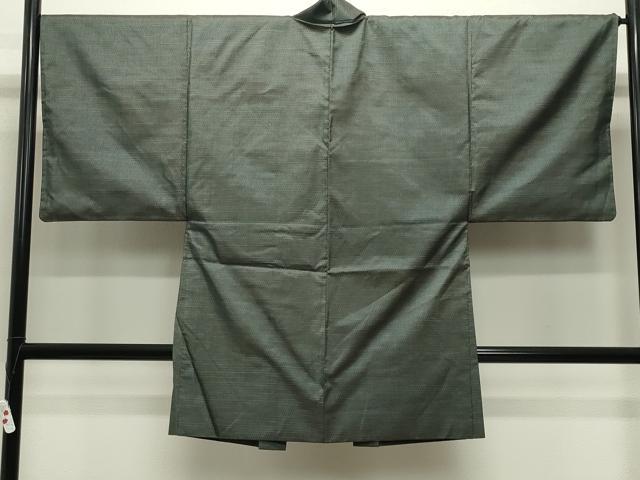 平和屋着物●男性 本場大島紬 アンサンブル 亀甲柄 正絹 逸品 CABA9846gh