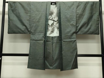 平和屋着物●男性 本場大島紬 アンサンブル 亀甲柄 正絹 逸品 CABA9846gh