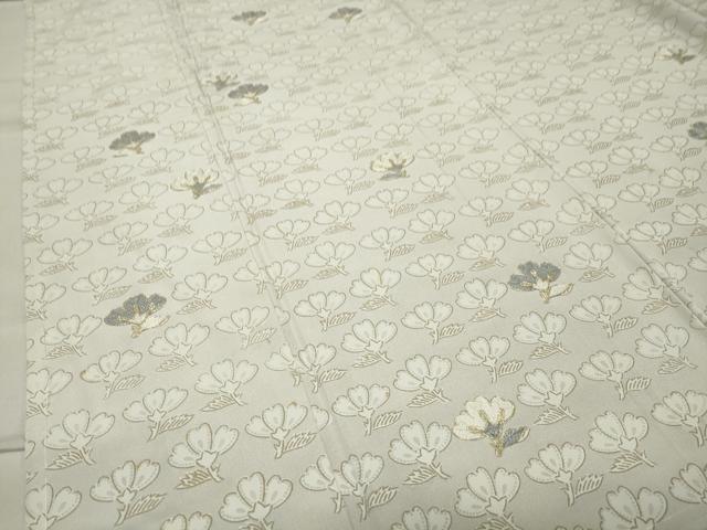平和屋着物●訪問着　駒刺繍　舞花文　金彩　正絹　逸品　CABA9858gh