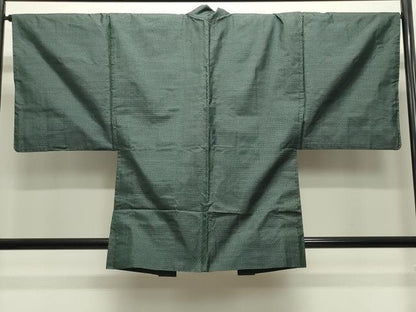 平和屋着物●男性　本場大島紬　アンサンブル　亀甲柄　正絹　逸品　CABA9862gh