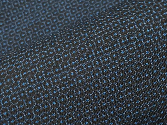 平和屋着物○男性 本場大島紬 アンサンブル 100亀甲 総詰め 正絹 逸品