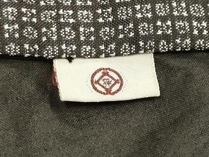 平和屋着物●男性　本場大島紬　格子柄　松坂屋扱い　正絹　逸品　CABA9880gh