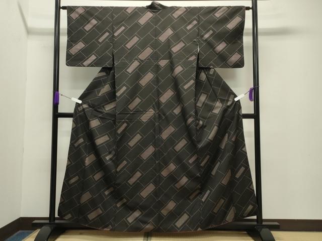 平和屋着物●本場大島紬　7マルキ　檜垣文　正絹　逸品　CABA9920gh 平和屋着物○本場大島紬 7マルキ 檜垣文 正絹 逸品 CABA9920gh