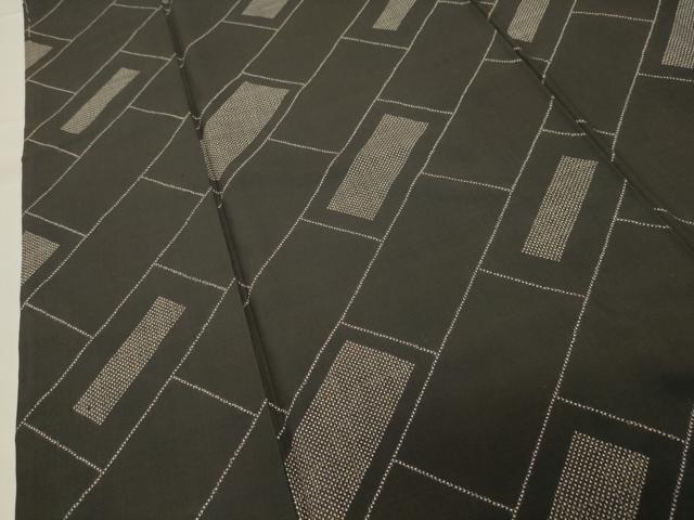 平和屋着物●本場大島紬　7マルキ　檜垣文　正絹　逸品　CABA9920gh 平和屋着物○本場大島紬 7マルキ 檜垣文 正絹 逸品 CABA9920gh