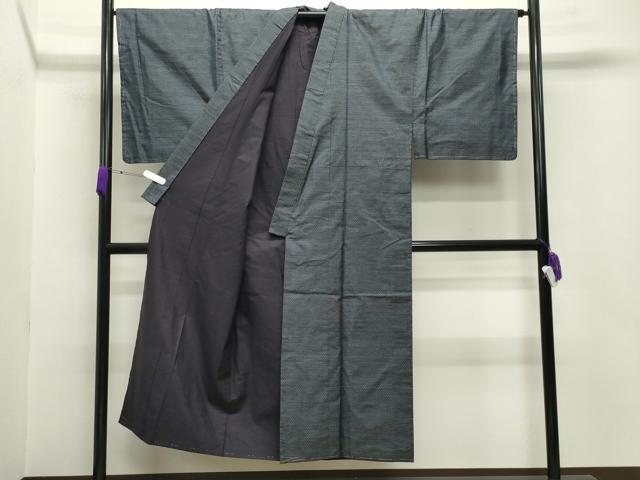 平和屋着物○男性 本場村山大島紬 アンサンブル 亀甲絣 正絹 逸品