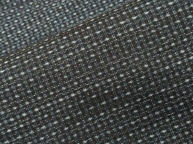 平和屋着物○男性 本場大島紬 アンサンブル 亀甲柄 正絹 逸品 未使用