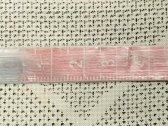 平和屋着物●本場大島紬　白大島　140亀甲　扇面重ね文　正絹　逸品　CABA9955gh