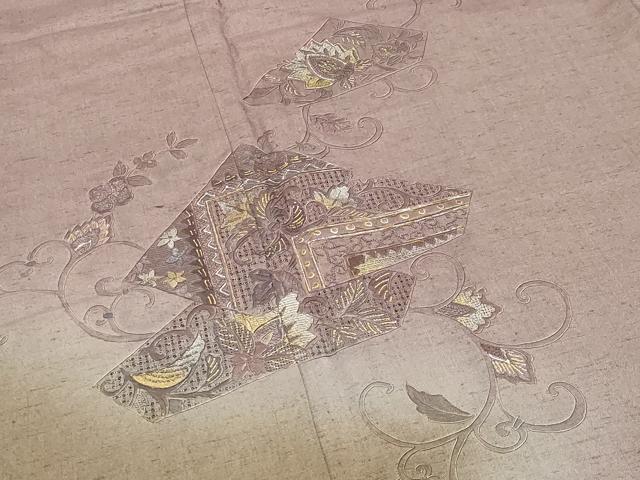 平和屋着物○中国三大刺繍 スワトウ刺繍 相良刺繍 総刺繍 訪問着