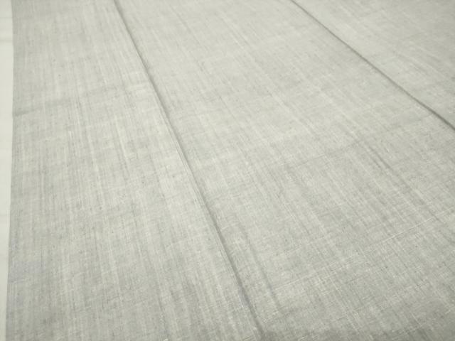 平和屋着物●本場結城紬　重要無形文化財　霞文　藍白色　正絹　逸品　CABB0010gh