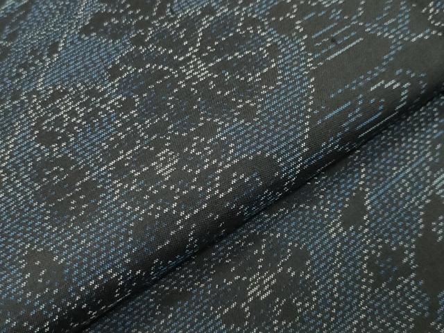 平和屋着物○本場大島紬 草花文 正絹 逸品 CABB0017gh