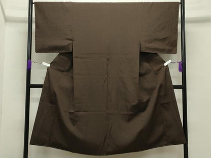 平和屋着物●男性　紬　幾何学文　正絹　逸品　未使用　CABB0026gh
