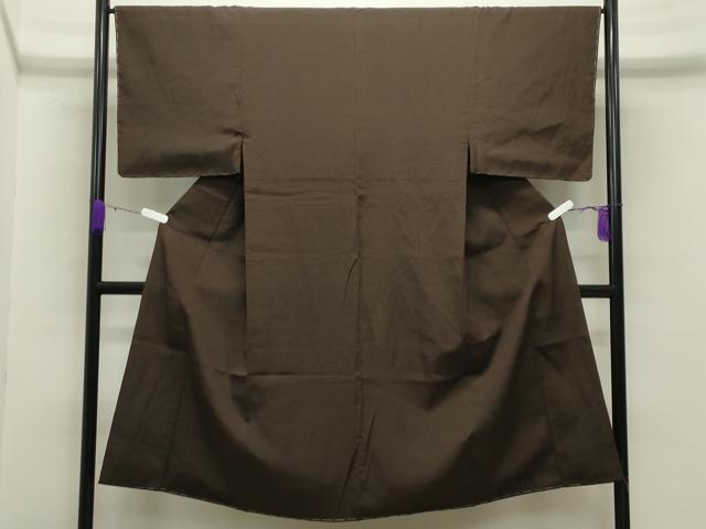 平和屋着物●男性　紬　幾何学文　正絹　逸品　未使用　CABB0026gh