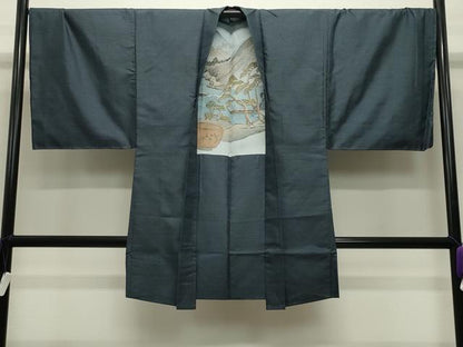 平和屋着物●男性 本場大島紬 アンサンブル 100亀甲 総詰め 正絹 逸品 未使用 CABB0046gh