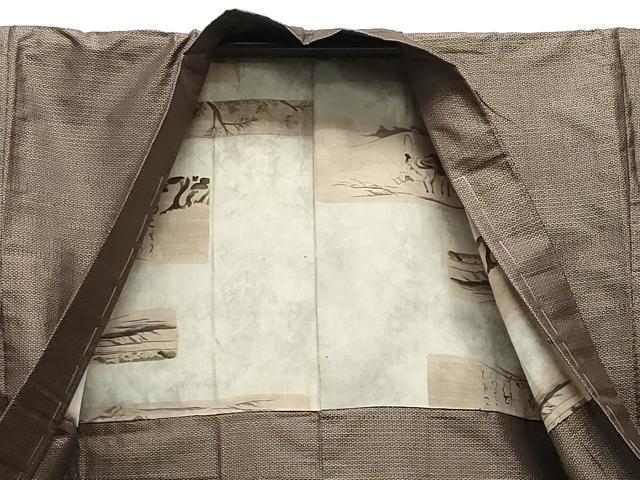 平和屋着物●男性　本場大島紬　アンサンブル　80亀甲　総詰め　正絹　逸品　未使用　CABB0055gh