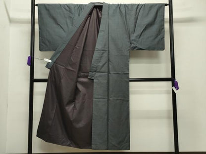 平和屋着物●男性　本場大島紬　アンサンブル　100亀甲　総詰め　正絹　逸品　CABB0056gh
