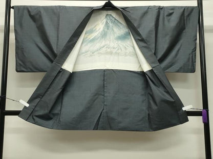 平和屋着物●男性　本場大島紬　アンサンブル　100亀甲　総詰め　正絹　逸品　CABB0056gh