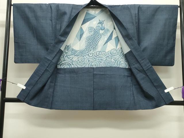 平和屋着物●男性　紬　アンサンブル　100亀甲　鈴乃屋扱い　正絹　逸品　CABB0057gh