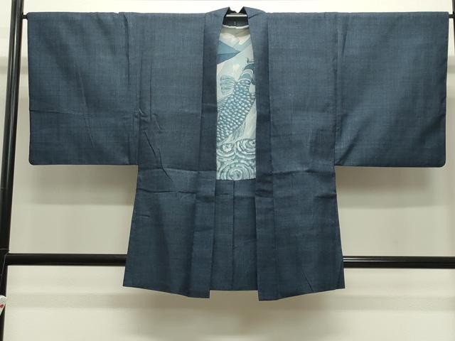 平和屋着物●男性　紬　アンサンブル　100亀甲　鈴乃屋扱い　正絹　逸品　CABB0057gh