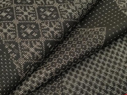 平和屋着物●本場大島紬 9マルキ 色紙重ね吉祥文 正絹 逸品 CABB0063gh
