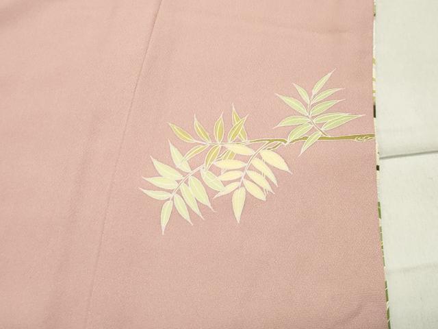 平和屋着物●訪問着 松笹花文 暈し染め 正絹 逸品 CABB0065gh