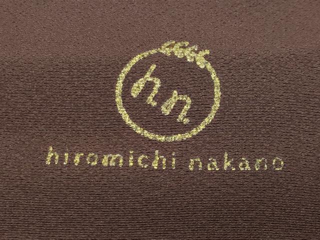 平和屋着物●ファッションブランド hiromichi nakano ヒロミチナカノ 振袖 駒刺繍 舞桜文 金彩 正絹 逸品 CABB0077gh