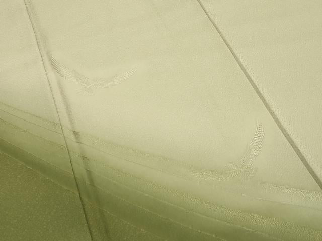 平和屋着物●染色作家 斉藤三才 訪問着 三才鳥 暈し染め 正絹 逸品 CABB0084gh
