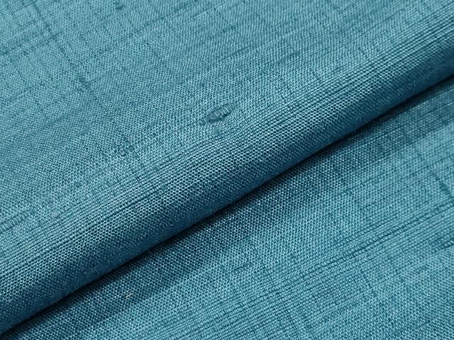 平和屋着物●上質な紬 浅縹色 ロング丈 正絹 逸品 CABB0118gh
