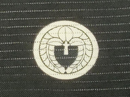 平和屋着物＊夏物 黒留袖 絽 駒刺繍 鳳凰鏡裏花文 金彩 正絹 逸品 CABB0125gh