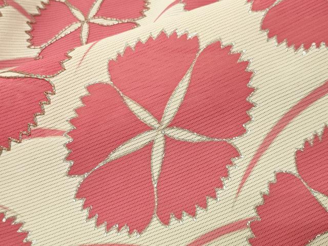 平和屋着物＊夏物 訪問着 絽 駒刺繍 立波花文 銀彩 正絹 逸品 未使用 CABB0127gh
